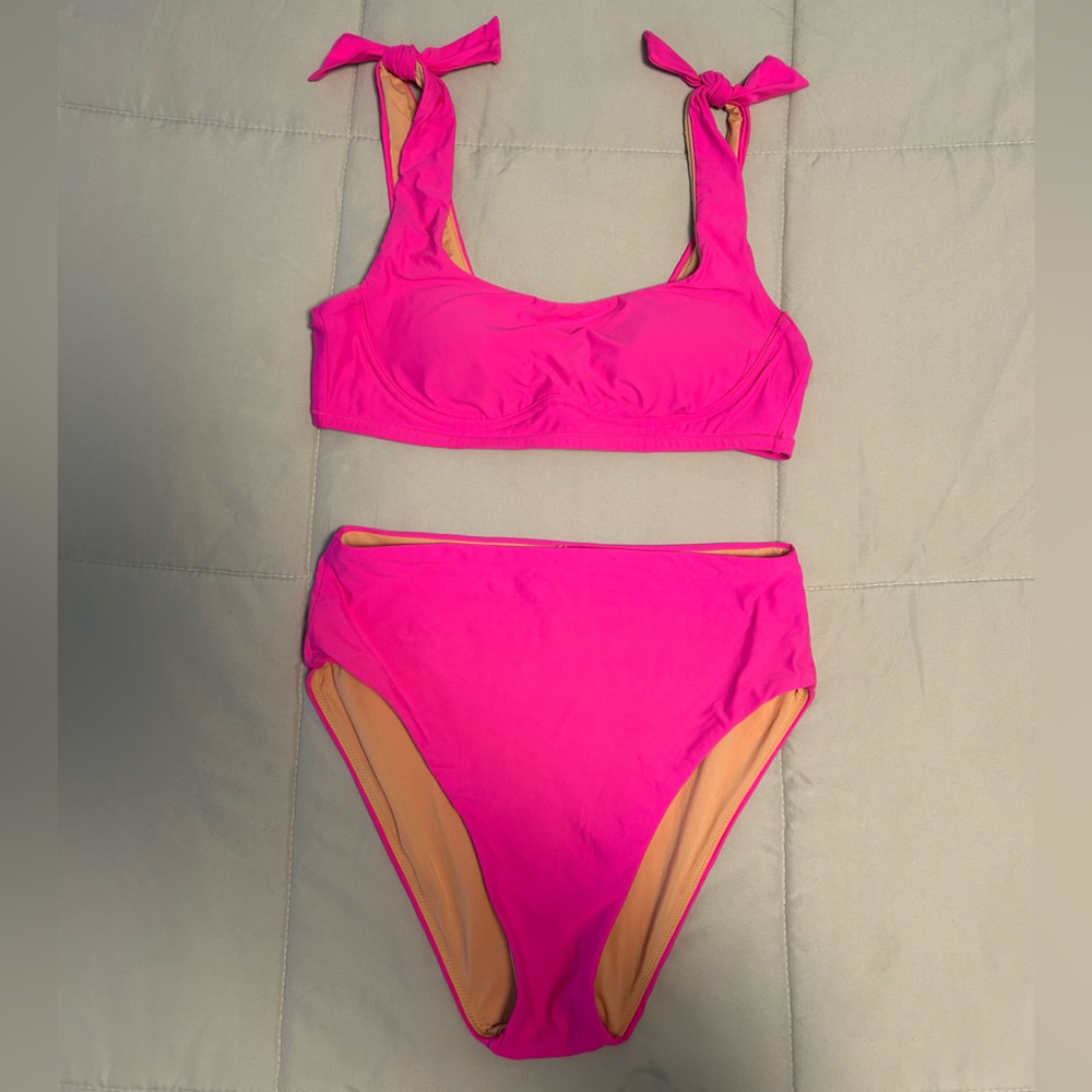 Hot pink  Jcrew bikini